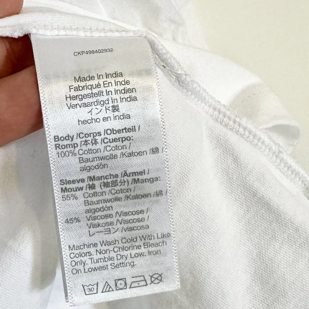Madewell white puff